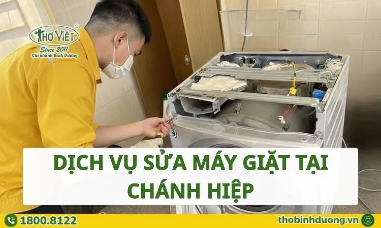 Dịch vụ sửa máy giặt tại Chánh Hiệp có bảo hành