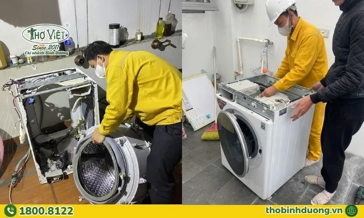 Các hạng mục sửa máy giặt tại Chánh Hiệp