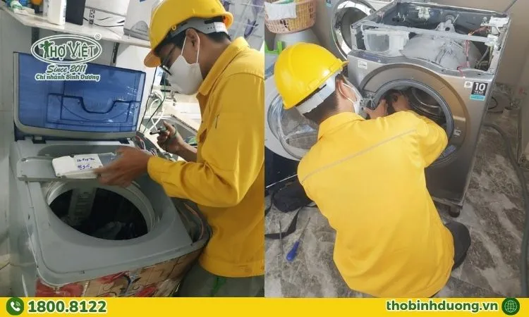 Quy trình sửa máy giặt tại Chánh Hiệp đúng kỹ thuật