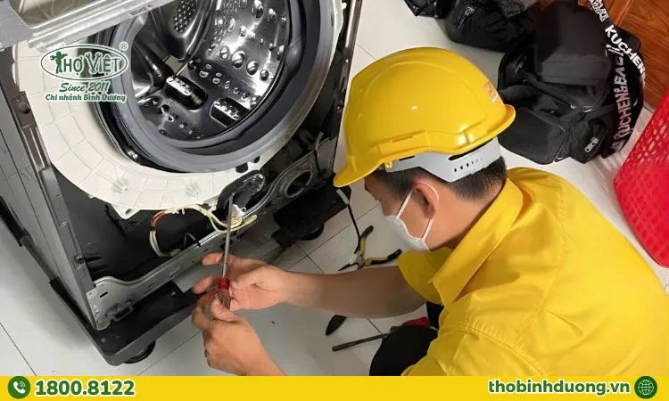 Quy trình sửa máy giặt tại Lái Thiêu chuyên nghiệp