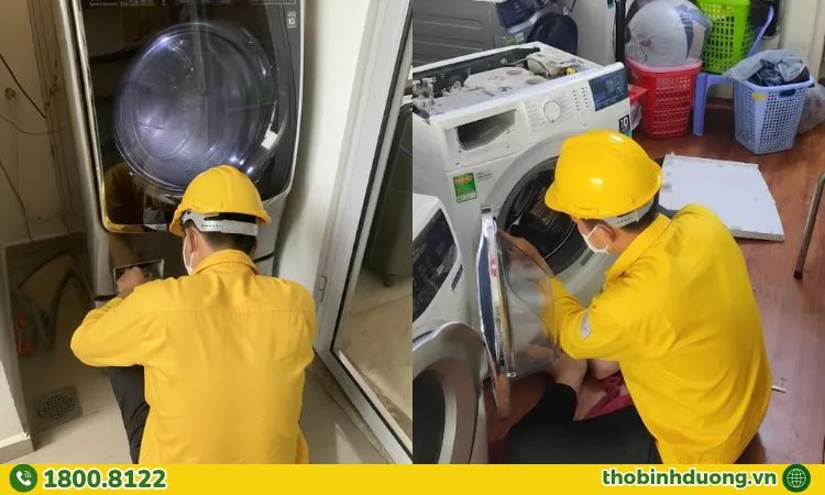 Các hạng mục sửa máy giặt tại Tân Uyên