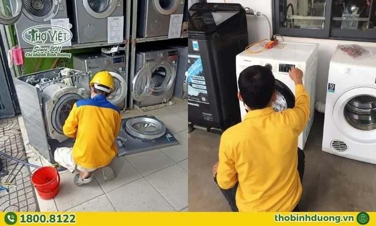 Dịch vụ sửa máy giặt tại Thuận Giao chuyên nghiệp