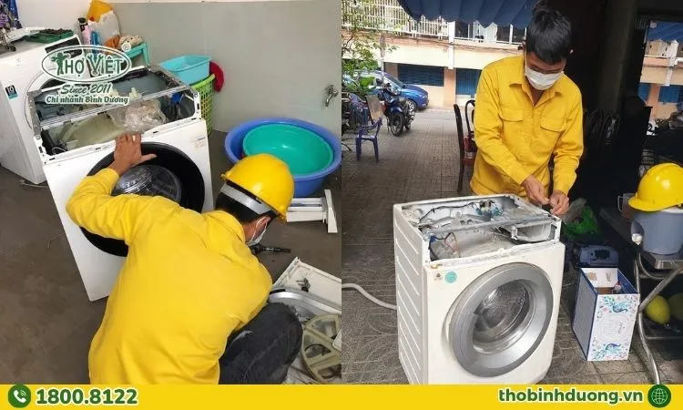 Các hạng mục sửa máy giặt tại Thuận Giao