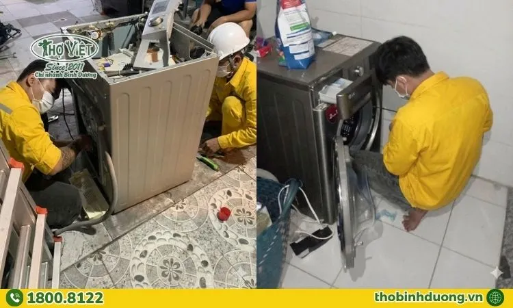 Ưu điểm dịch vụ sửa máy giặt Vĩnh Tân, Tân Uyên