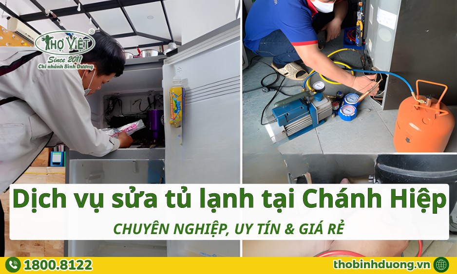 Báo giá sửa tủ lạnh Chánh Hiệp, Thủ Dầu Một ngay