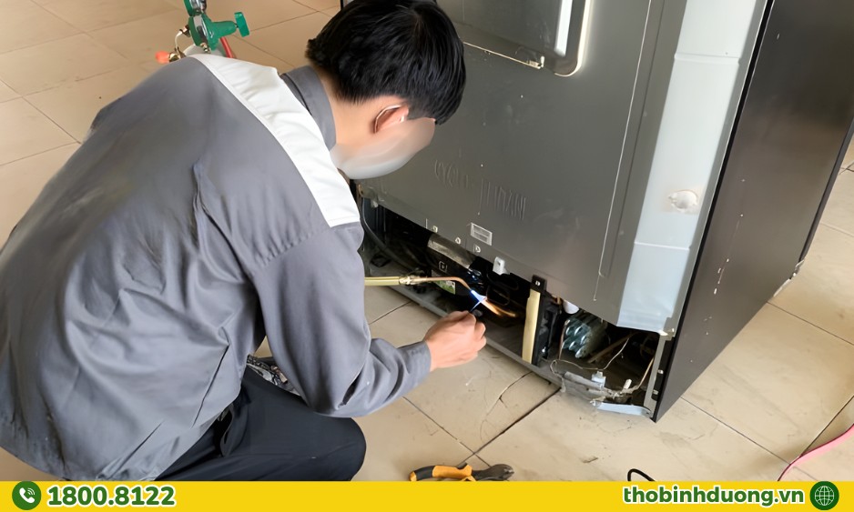 Quy trình sửa tủ lạnh Lái Thiêu tại nhà