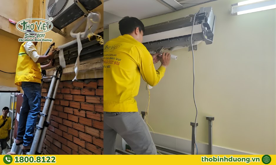 Quy trình tháo lắp máy lạnh Lái Thiêu chuyên nghiệp