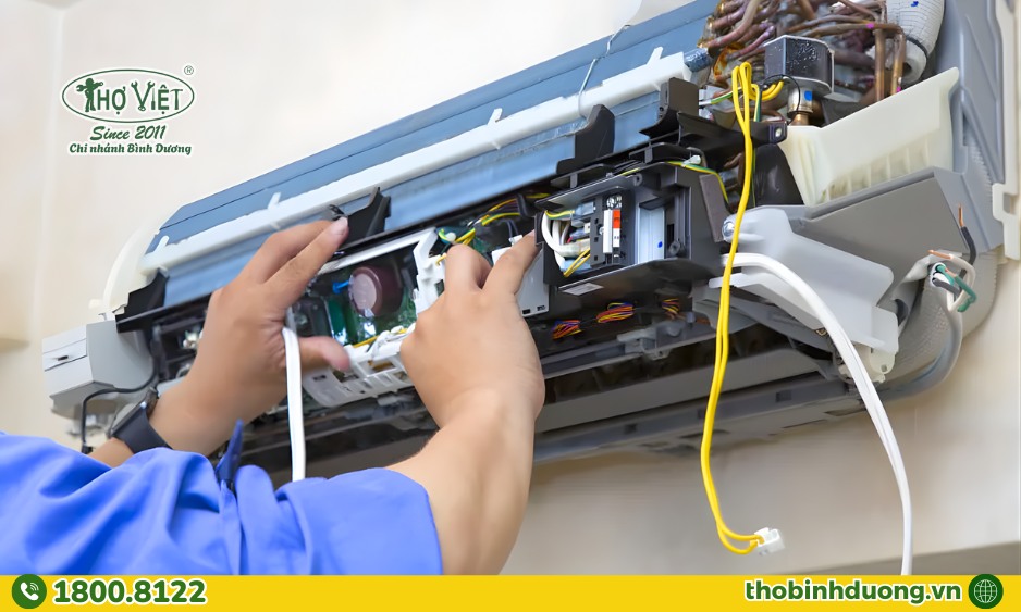 Thợ Bình Dương có quy trình tháo lắp máy lạnh chuyên nghiệp