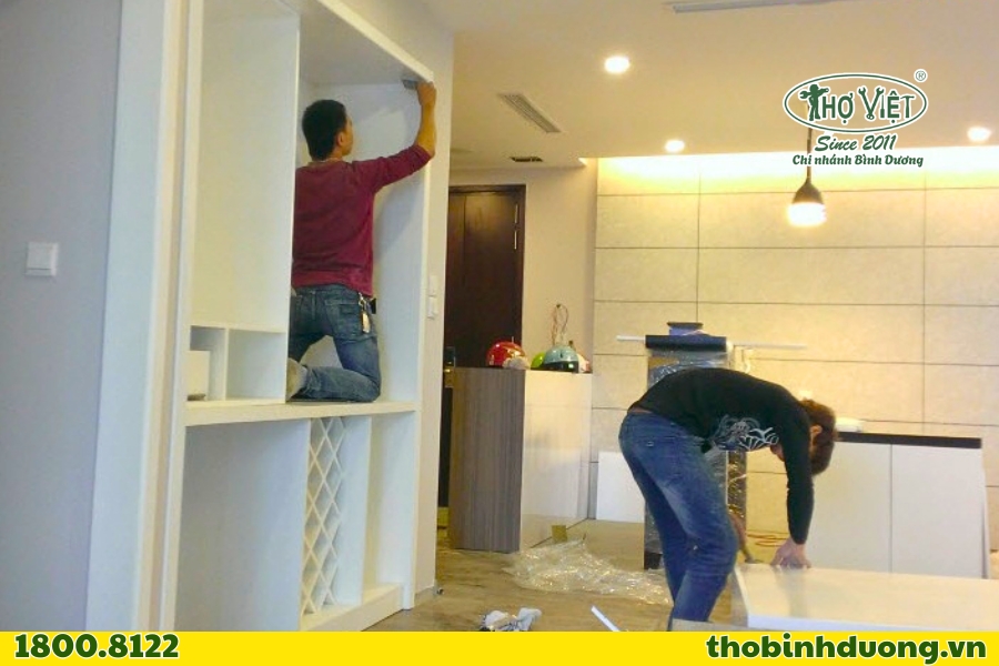 Cải tạo hệ thống điện nước và nội thất căn hộ