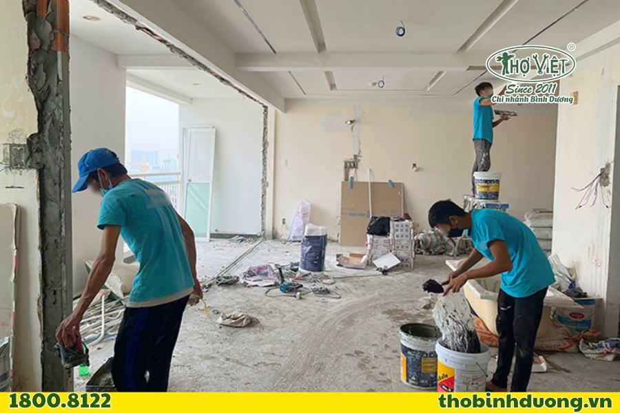 Cập nhật giá cải tạo căn hộ chung cư Bình Dương
