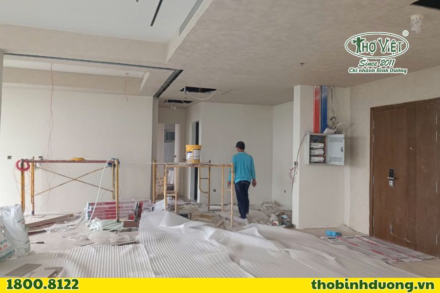 Khu vực có dịch vụ cải tạo căn hộ Bình Dương