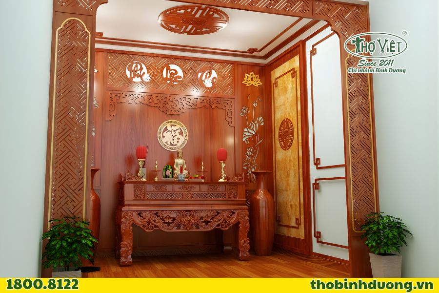 Cập nhật bảng giá cải tạo phòng thờ mới nhất