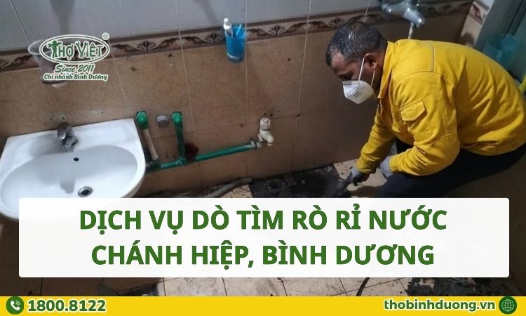 Dịch vụ dò tìm rò rỉ nước Chánh Hiệp, Bình Dương