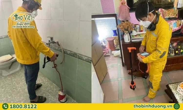 Quy trình dò tìm rò rỉ nước Đông Hòa, Dĩ An chuyên nghiệp