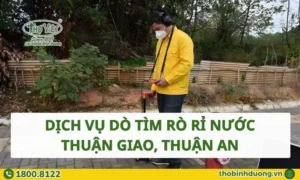 Dịch vụ dò tìm rò rỉ nước Thuận Giao, Thuận An
