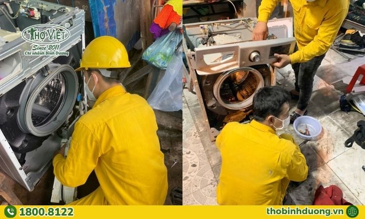 Dịch vụ sửa máy giặt Phú An, Bến Cát uy tín