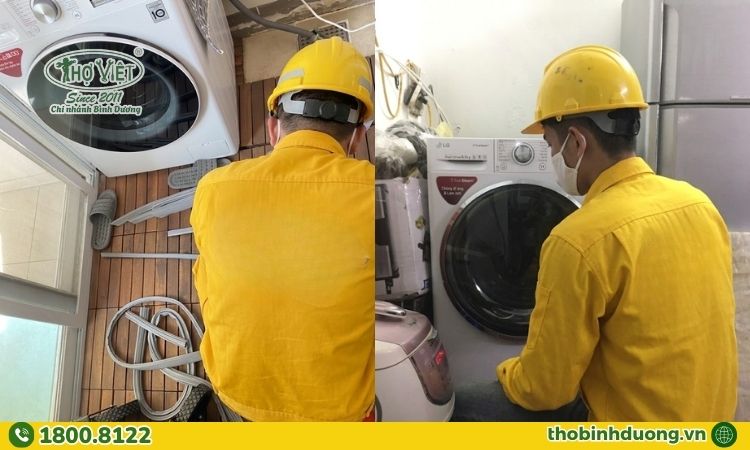 Quy trình sửa máy giặt Phú An, Bến Cát