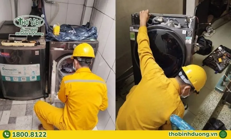 Giới thiệu dịch vụ sửa máy giặt Tân Hiệp, Dĩ An giá tốt