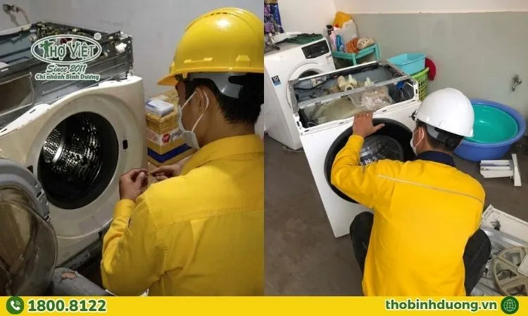 Quy trình sửa máy giặt Tân Khánh, Tân Uyên nhanh chóng