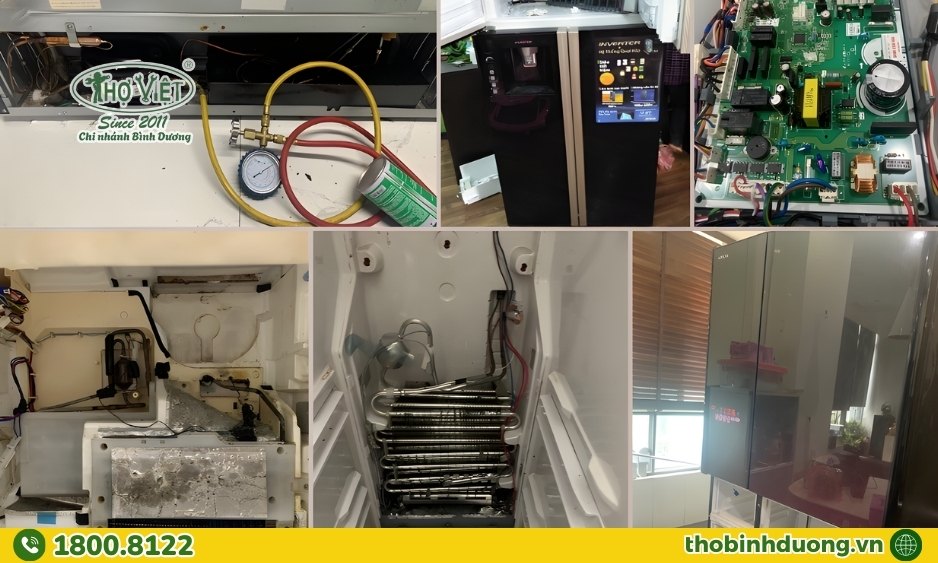Cập nhật bảng giá sửa tủ lạnh Bình Nhâm, Thuận An