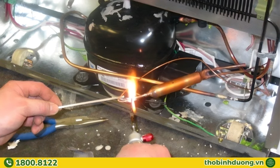 Quy trình sửa tủ lạnh Tân Hiệp chuyên nghiệp