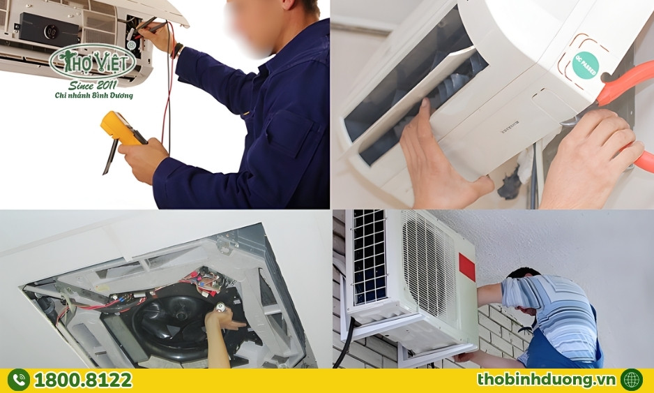 Báo giá tháo lắp máy lạnh An Phú, Thuận An