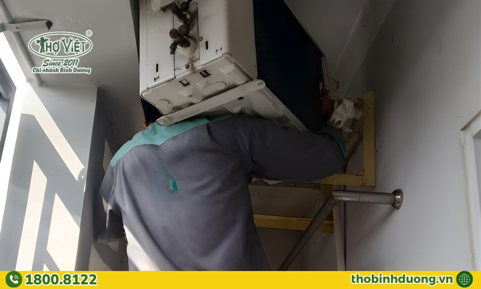 Thợ Bình Dương có quy trình tháo lắp bài bản, chuyên nghiệp