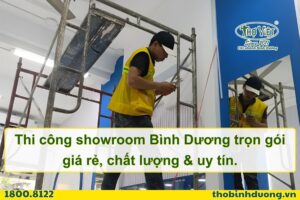 Báo giá thi công showroom Bình Dương