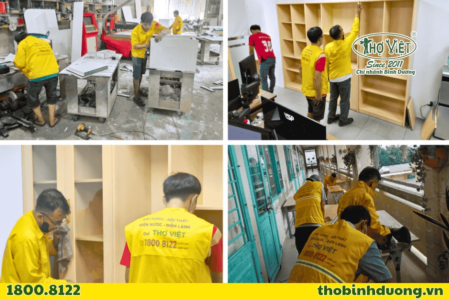 Hạng mục thi công showroom Bình Dương