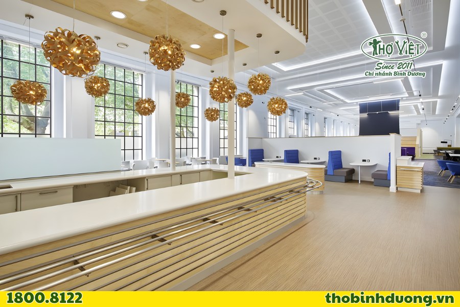 Khu vực phục vụ thi công Showroom