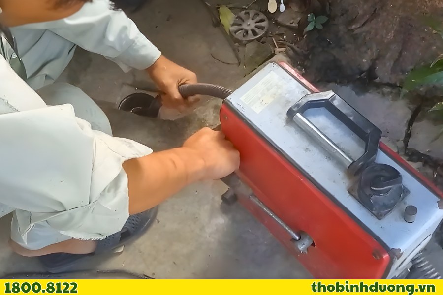 Quy trình thông cống nghẹt Bình Nhâm