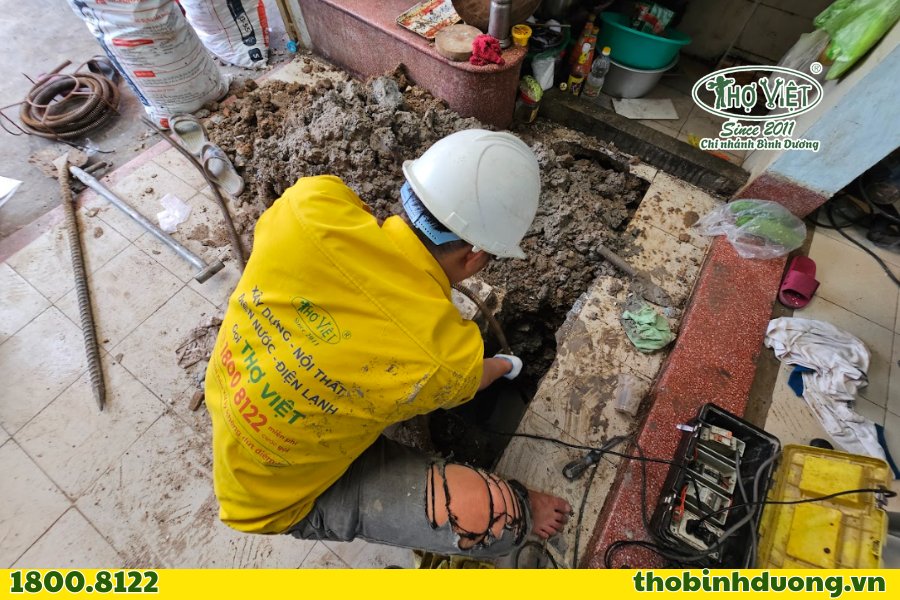 Thợ Bình Dương luôn báo giá chi tiết trước thi công