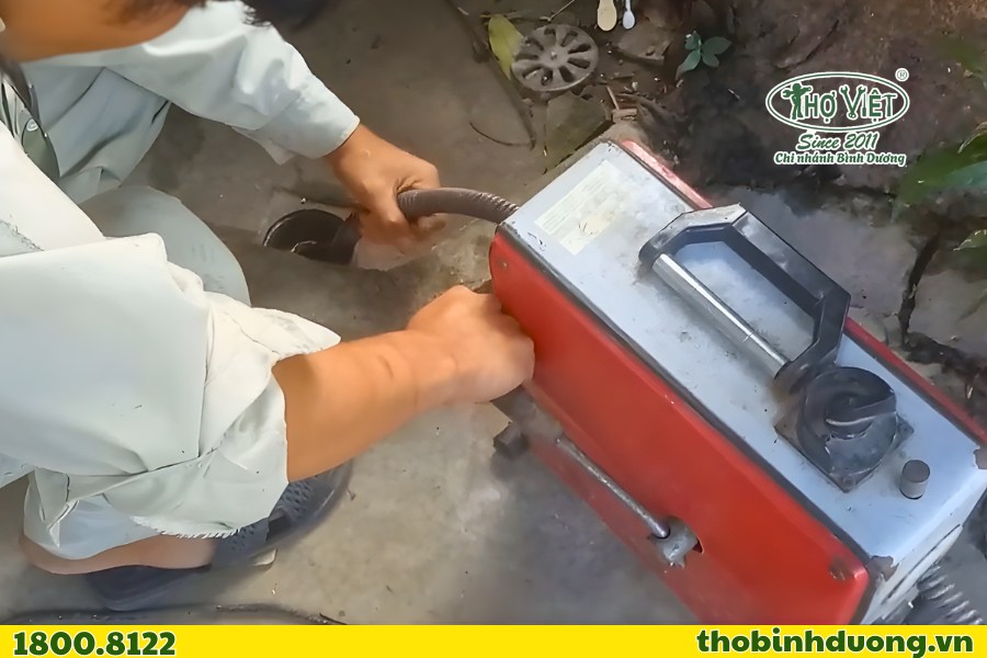 Quy trình thực hiện thông cống nghẹt