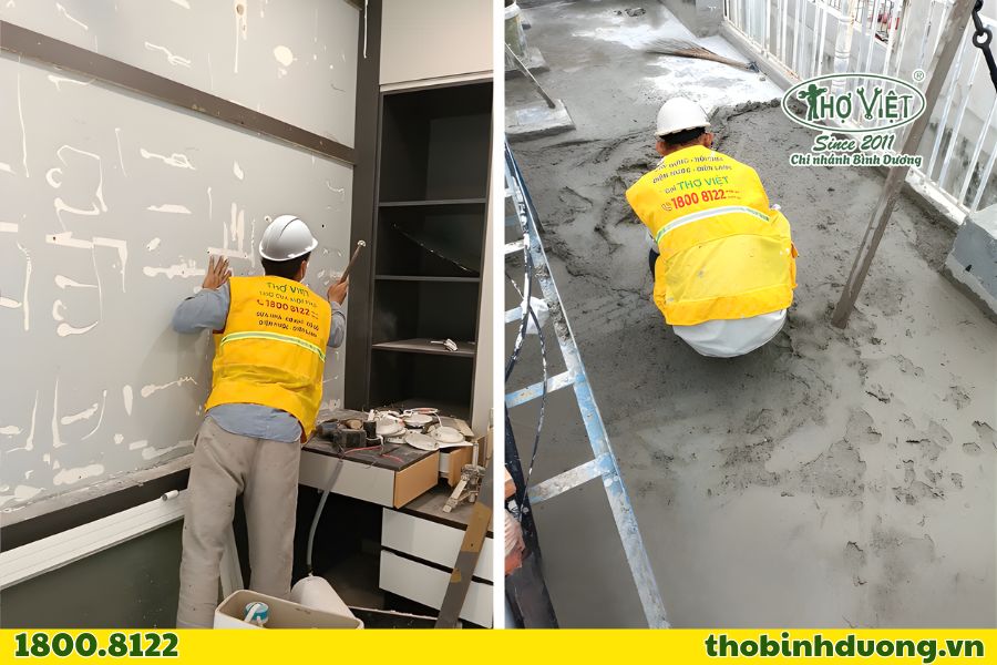 Các khu vực dịch vụ cải tạo nhà 15m2