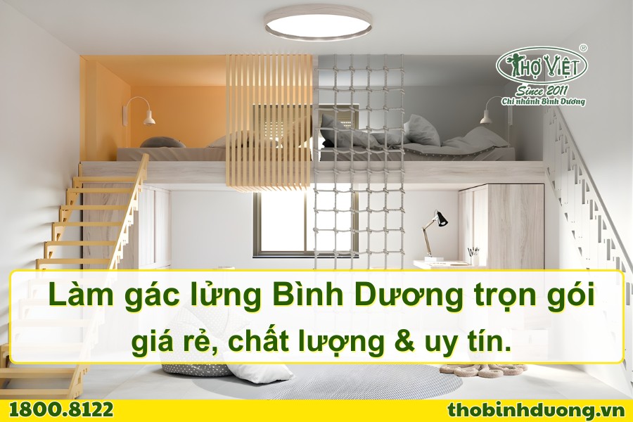 Báo giá làm gác lửng phòng ngủ Bình Dương