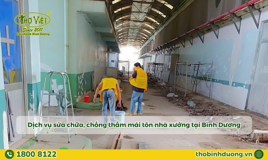 Báo giá sửa nhà xưởng Dĩ An trọn gói