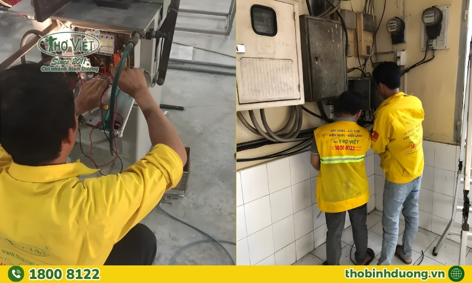 Hạng mục sửa điện 3 pha Bến Cát