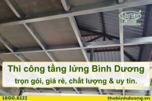 Báo giá thi công tầng lửng Bình Dương