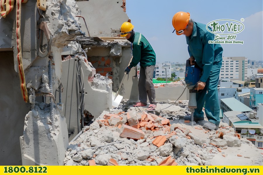 Bảng giá tháo dỡ mặt bằng Bình Dương trọn gói