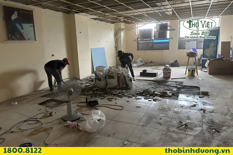 Phá dỡ nhà xưởng, kho bãi tại Bình Dương