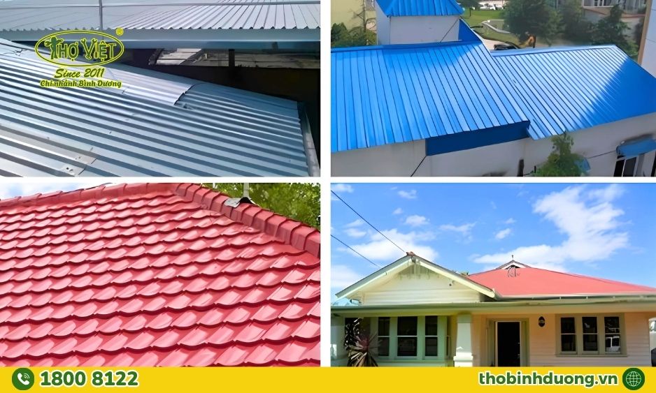 Các loại mái tôn đang được ưa chuộng
