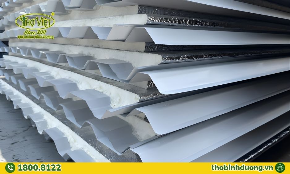 Tôn cách nhiệt (tôn PU, tôn xốp)