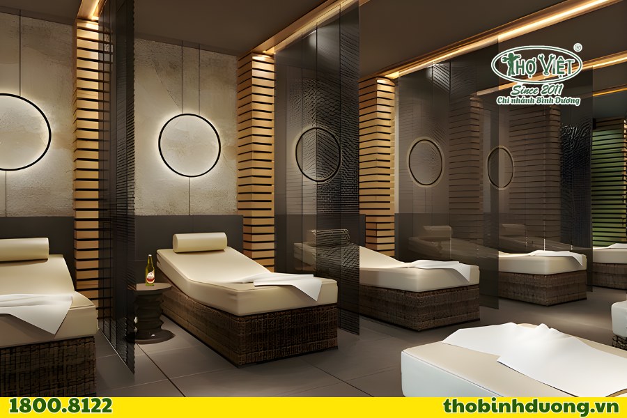 Thi công phòng xông hơi và phòng chức năng SPA