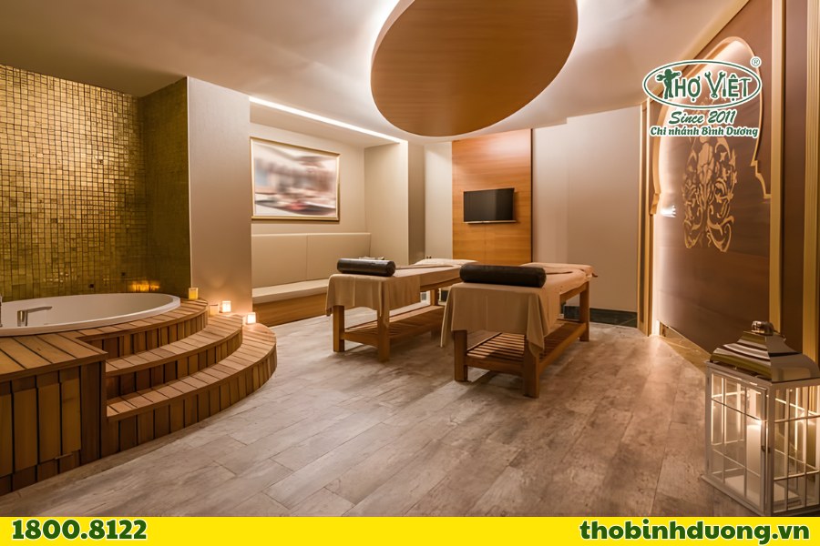 Thợ Bình Dương nhận thi công spa mọi khu vực