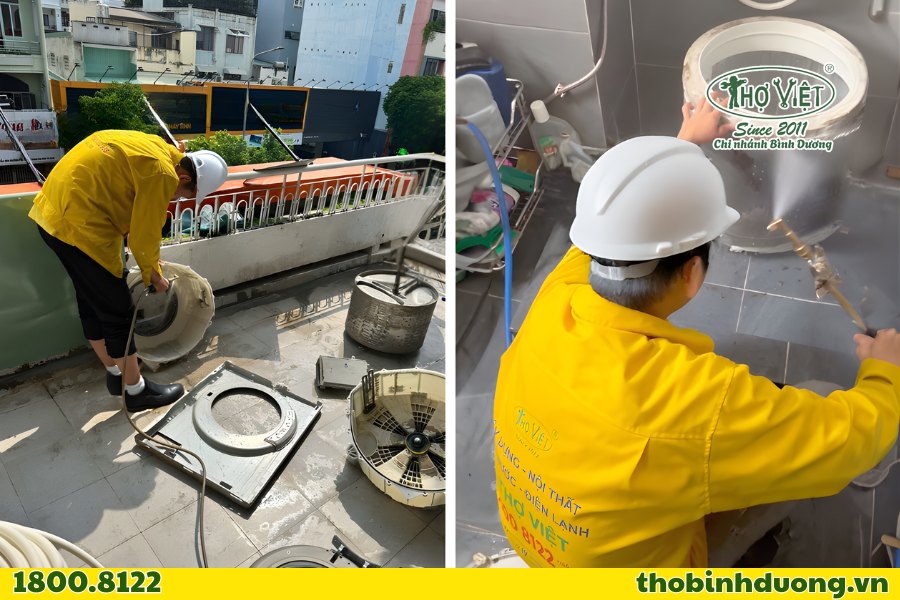 Quy trình vệ sinh máy giặt chuyên nghiệp