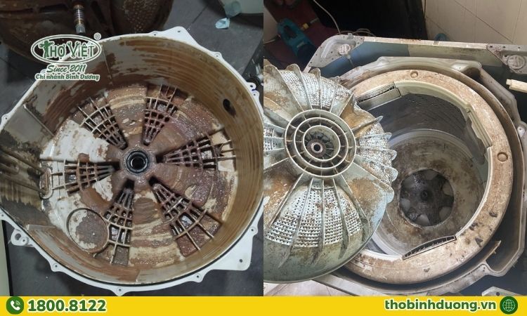 Dấu hiệu cho thấy máy giặt cần được vệ sinh