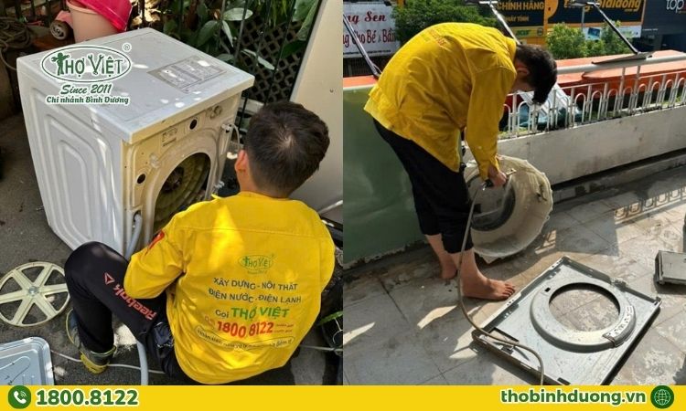 Ưu điểm khi sử dụng dịch vụ vệ sinh máy giặt Dĩ An