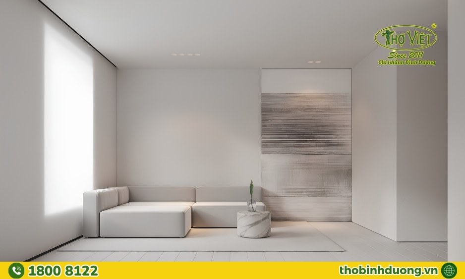 Màu sơn nhà phong cách Minimalism