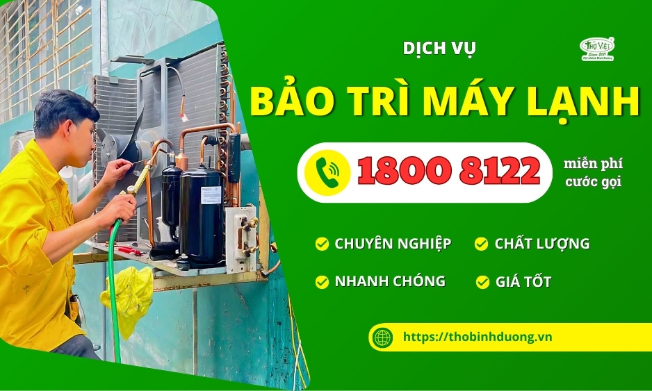 Báo giá dịch vụ bảo trì máy lạnh Bình Dương