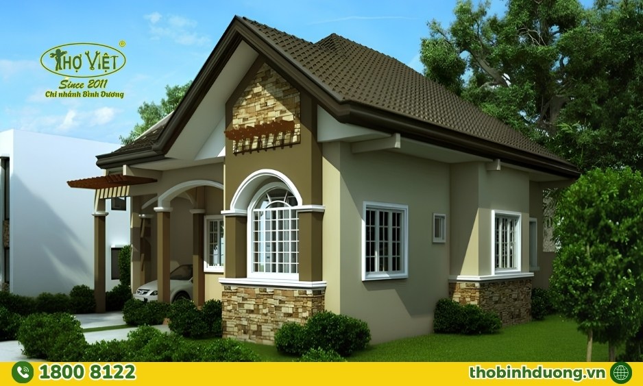Màu sơn nhà đẹp cấp 4 mới nhất